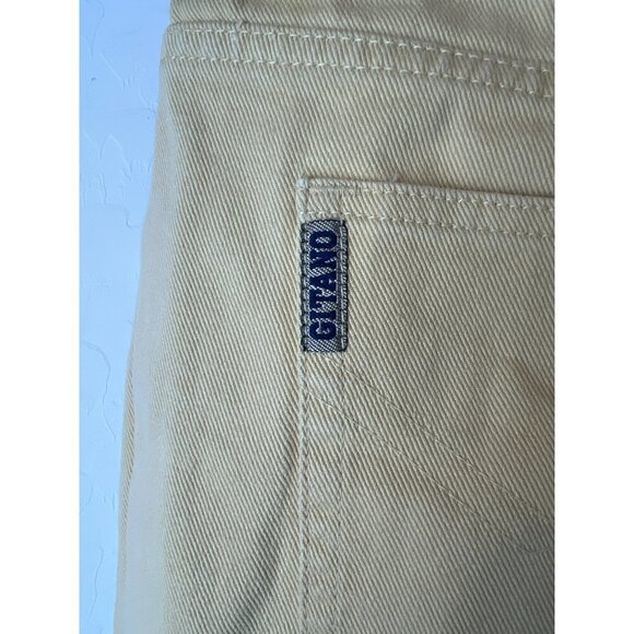 Gitano Yellow Jeans Size 40 100% Cotton Vintage Baggy Jean 90s Y2K - Picture 5 of 10